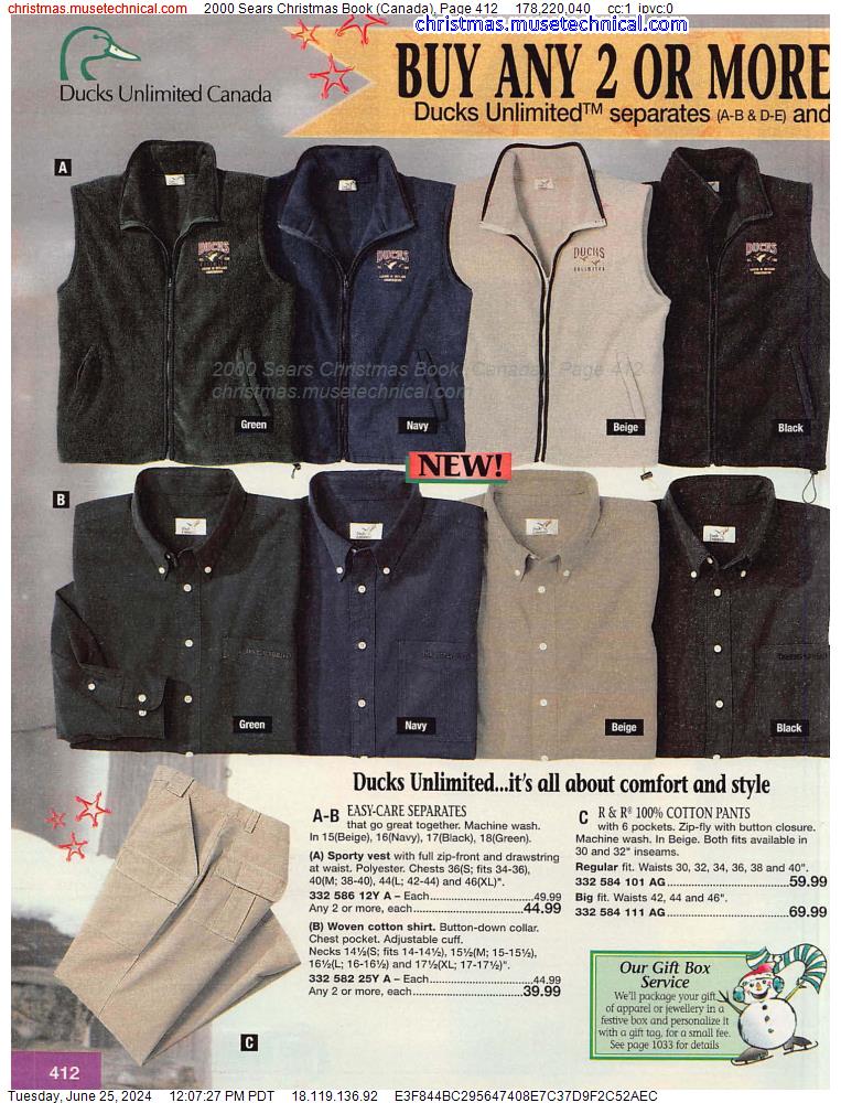 2000 Sears Christmas Book (Canada), Page 412