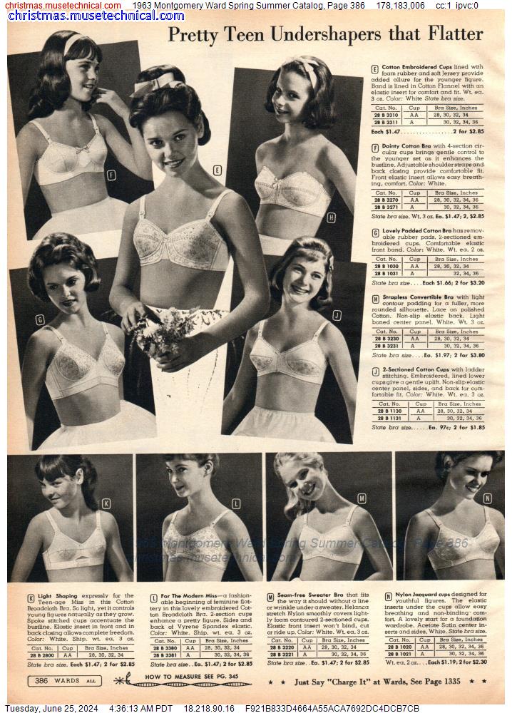 1963 Montgomery Ward Spring Summer Catalog, Page 386