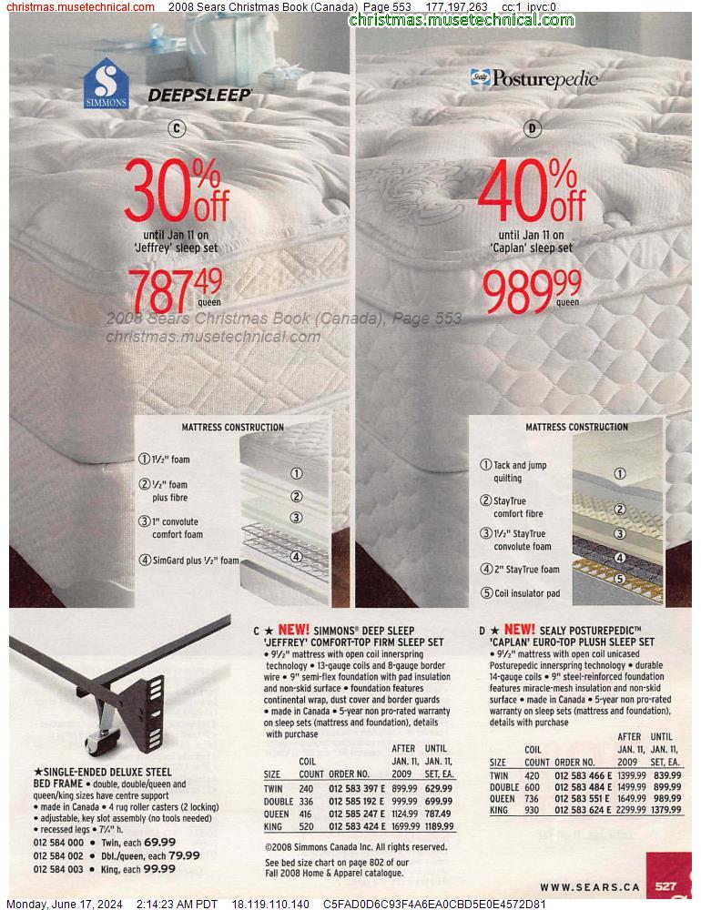 2008 Sears Christmas Book (Canada), Page 553