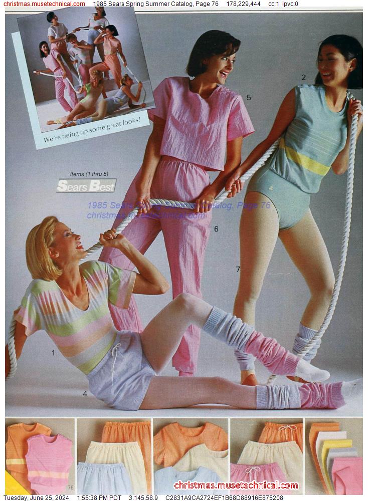 1985 Sears Spring Summer Catalog, Page 76