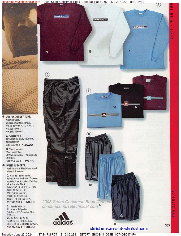 2003 Sears Christmas Book (Canada), Page 355