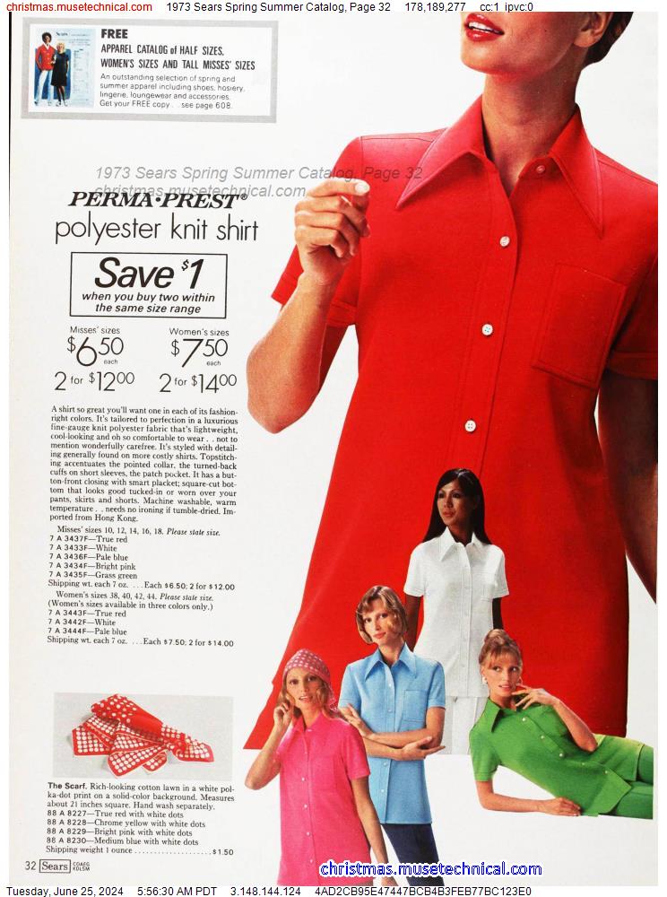 1973 Sears Spring Summer Catalog, Page 32