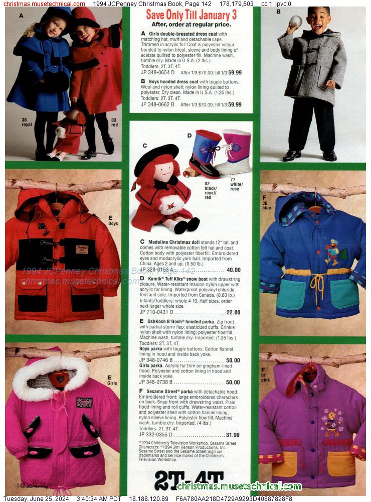 1994 JCPenney Christmas Book, Page 142