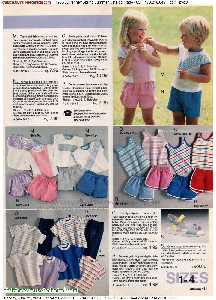 1986 JCPenney Spring Summer Catalog, Page 465