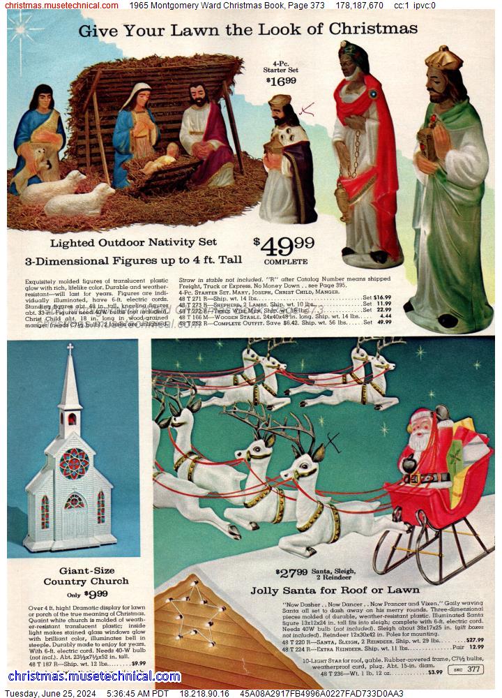 1965 Montgomery Ward Christmas Book, Page 373