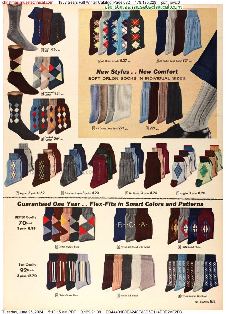 1957 Sears Fall Winter Catalog, Page 632