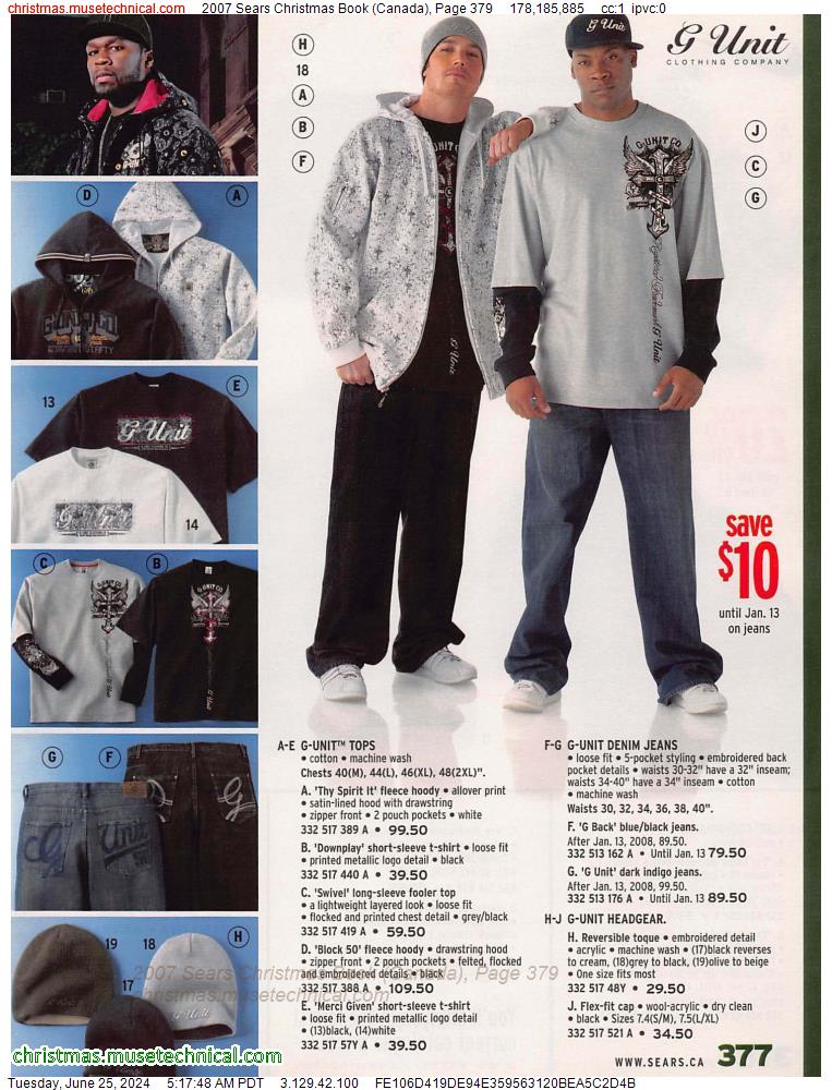 2007 Sears Christmas Book (Canada), Page 379