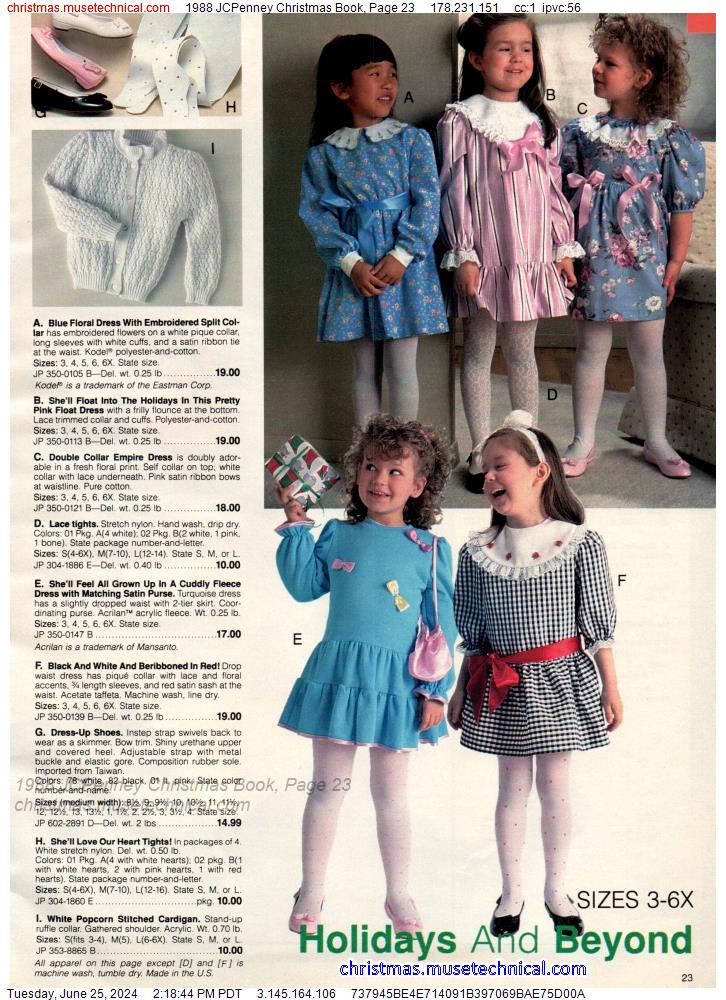 1988 JCPenney Christmas Book, Page 23