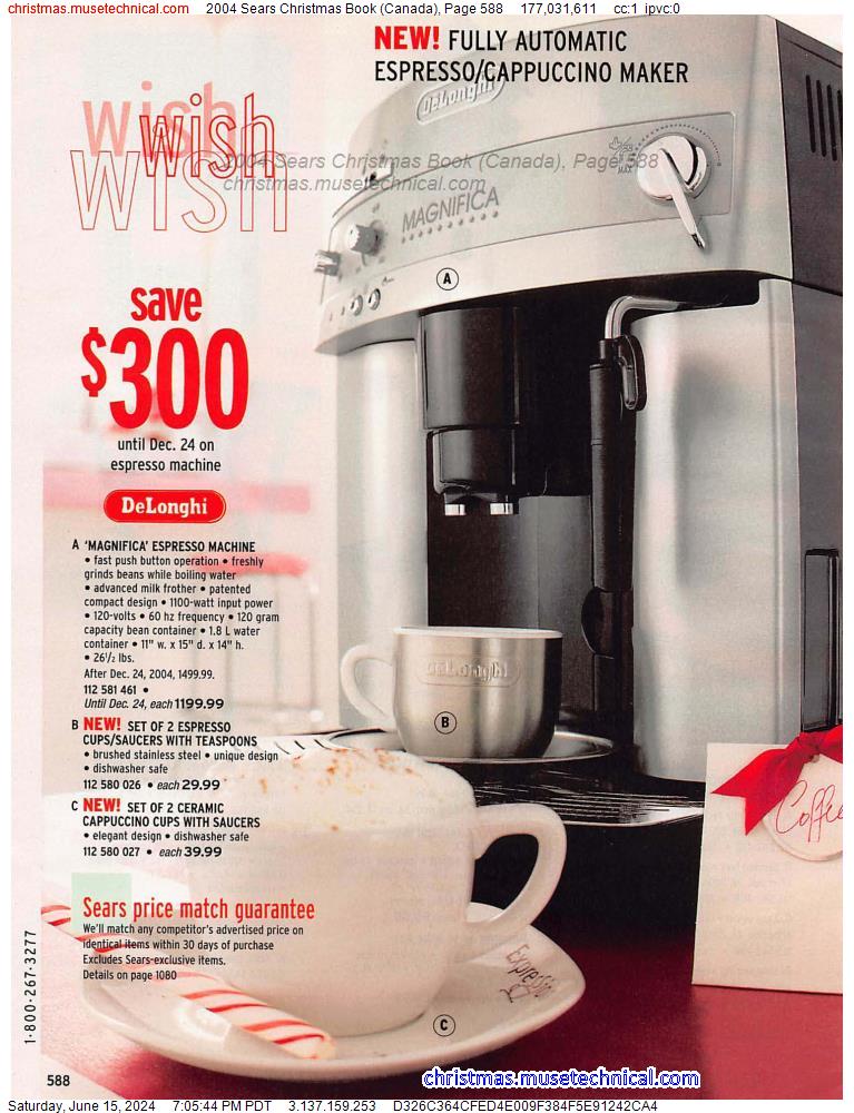 2004 Sears Christmas Book (Canada), Page 588