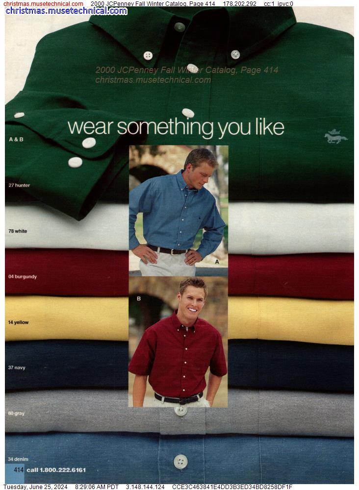2000 JCPenney Fall Winter Catalog, Page 414