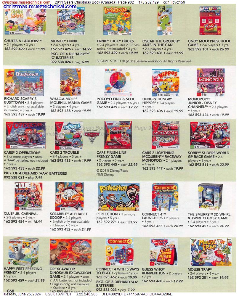 2011 Sears Christmas Book (Canada), Page 902
