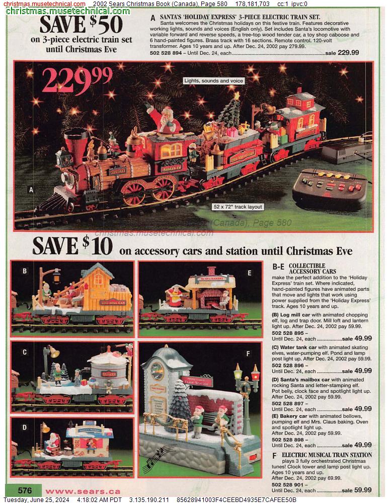 2002 Sears Christmas Book (Canada), Page 580