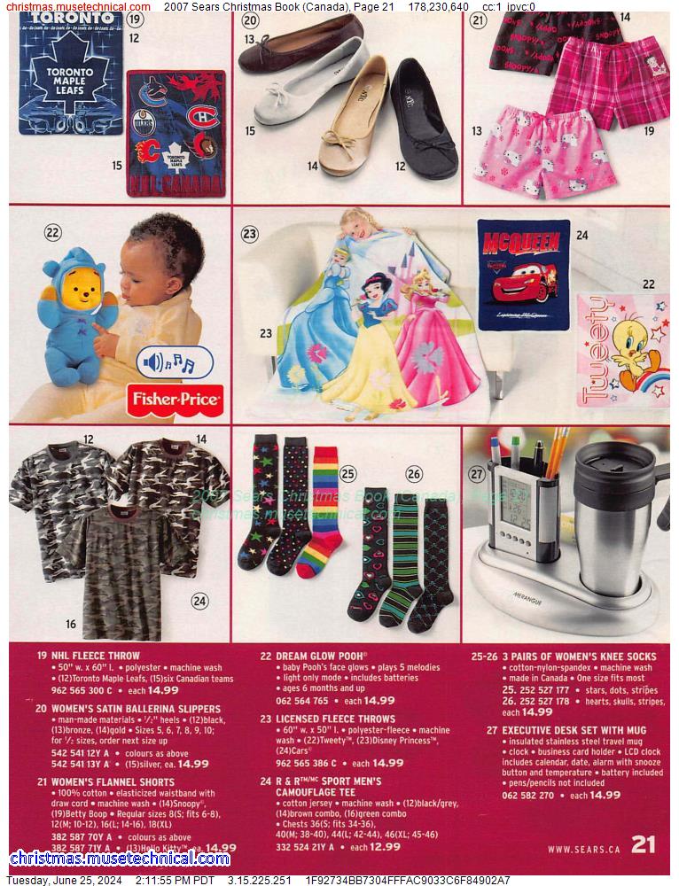2007 Sears Christmas Book (Canada), Page 21