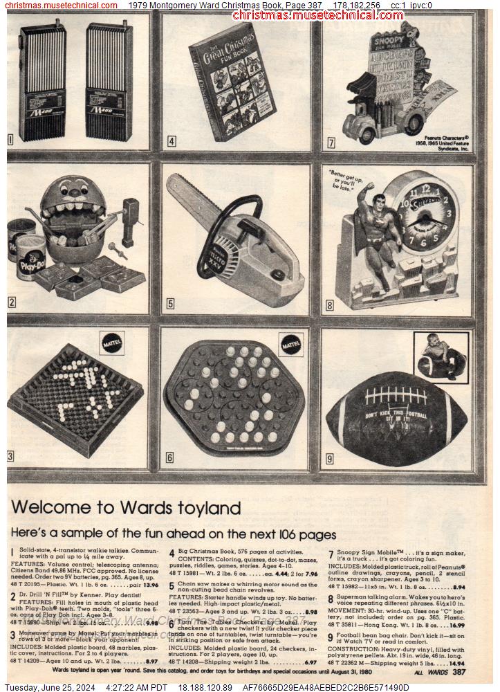 1979 Montgomery Ward Christmas Book, Page 387