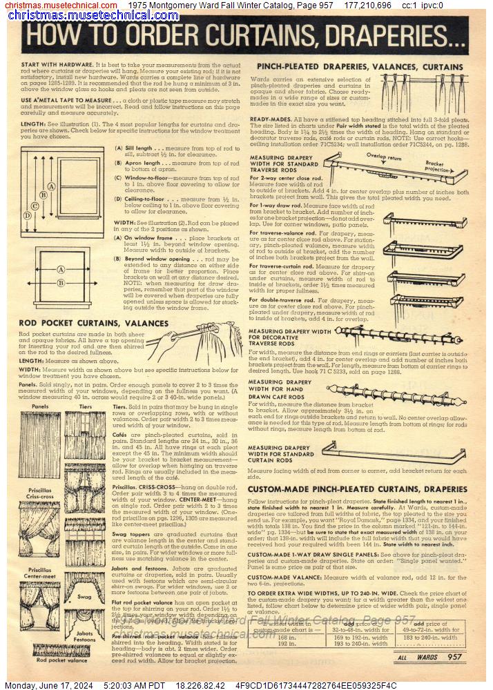 1975 Montgomery Ward Fall Winter Catalog, Page 957