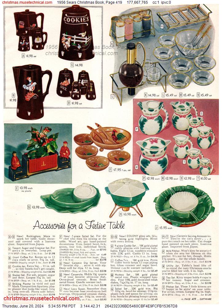 1956 Sears Christmas Book, Page 419