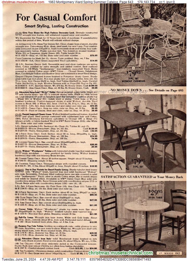 1963 Montgomery Ward Spring Summer Catalog, Page 643