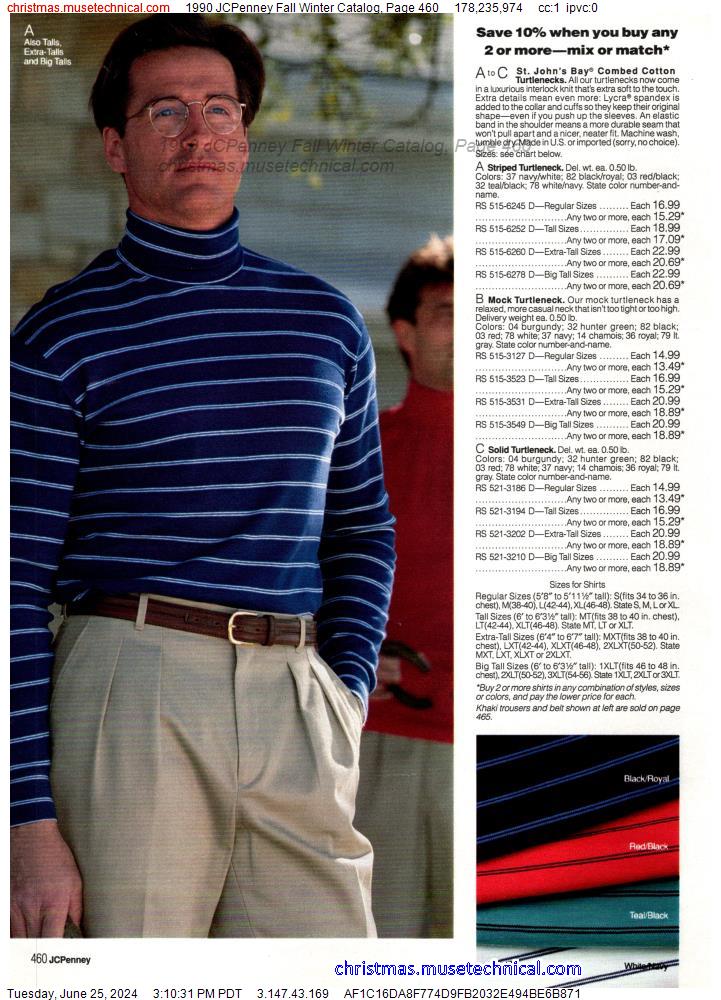 1990 JCPenney Fall Winter Catalog, Page 460