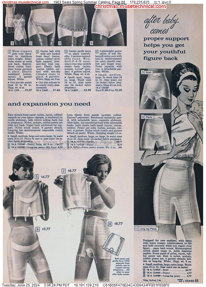 1963 Sears Spring Summer Catalog, Page 66