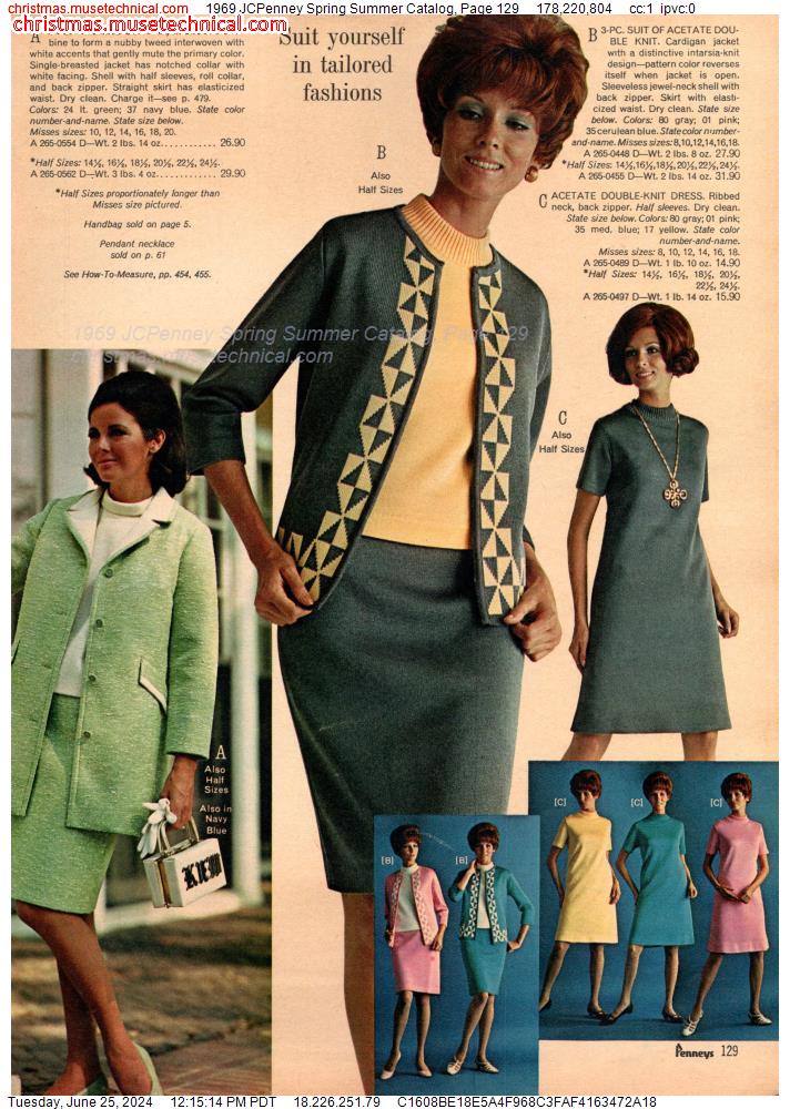 1969 JCPenney Spring Summer Catalog, Page 129