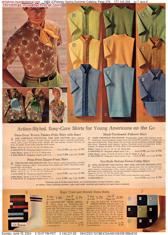 1969 JCPenney Spring Summer Catalog, Page 378