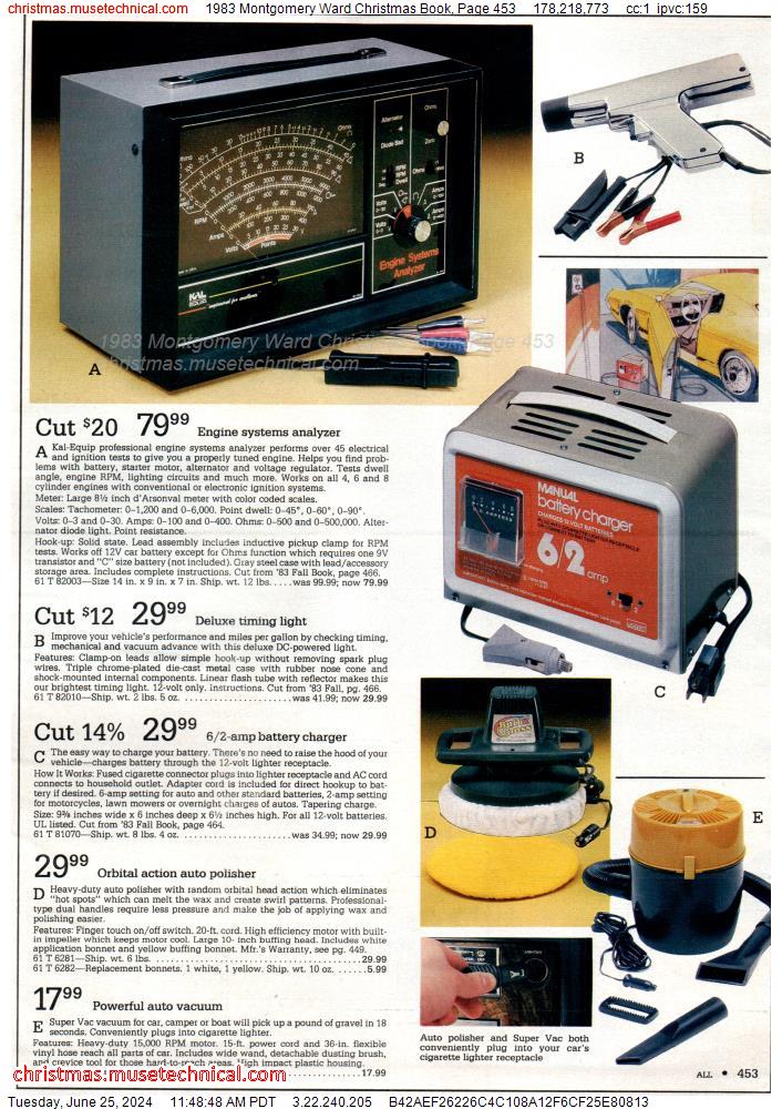 1983 Montgomery Ward Christmas Book, Page 453