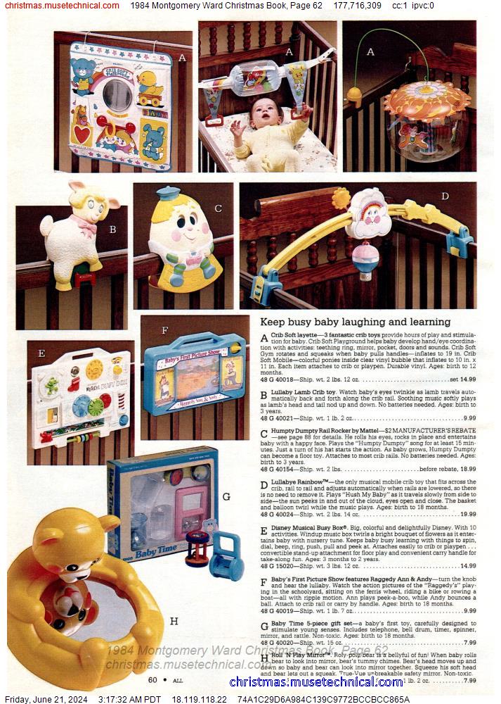 1984 Montgomery Ward Christmas Book, Page 62