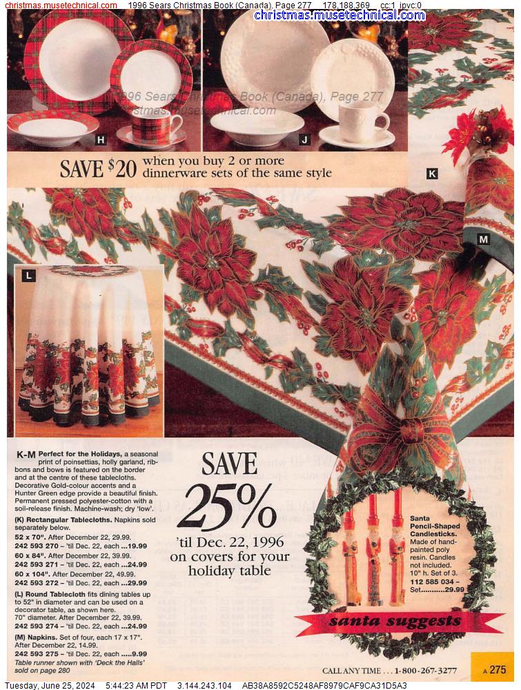 1996 Sears Christmas Book (Canada), Page 277