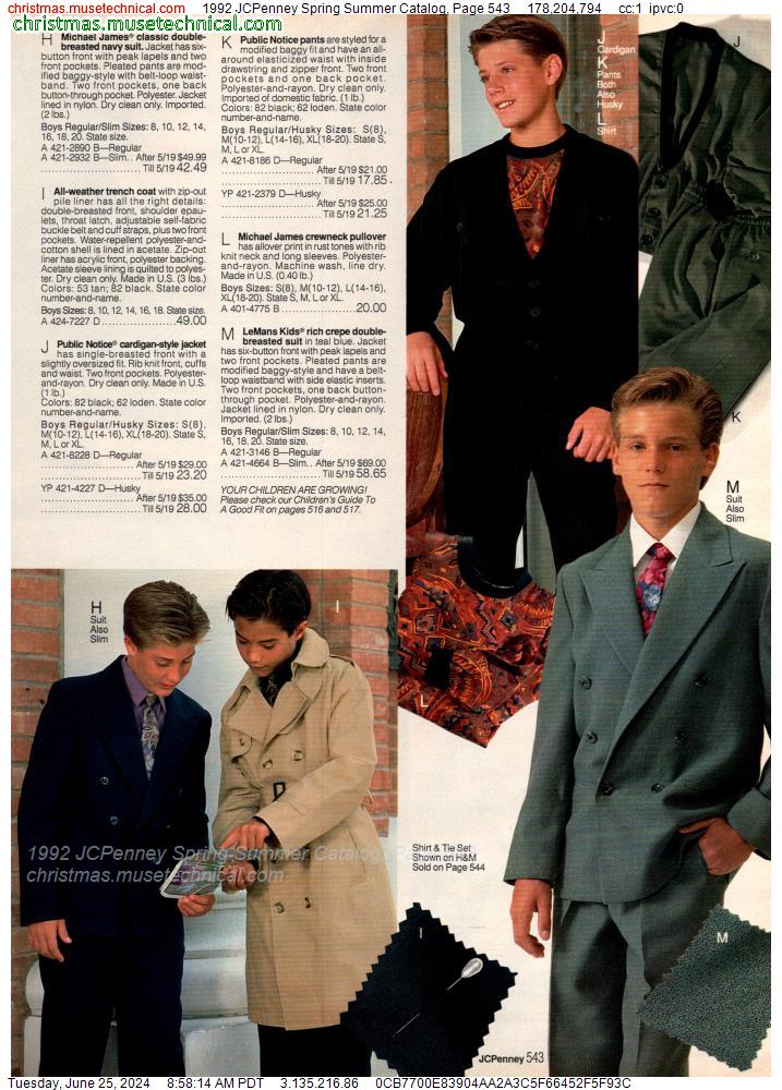 1992 JCPenney Spring Summer Catalog, Page 543