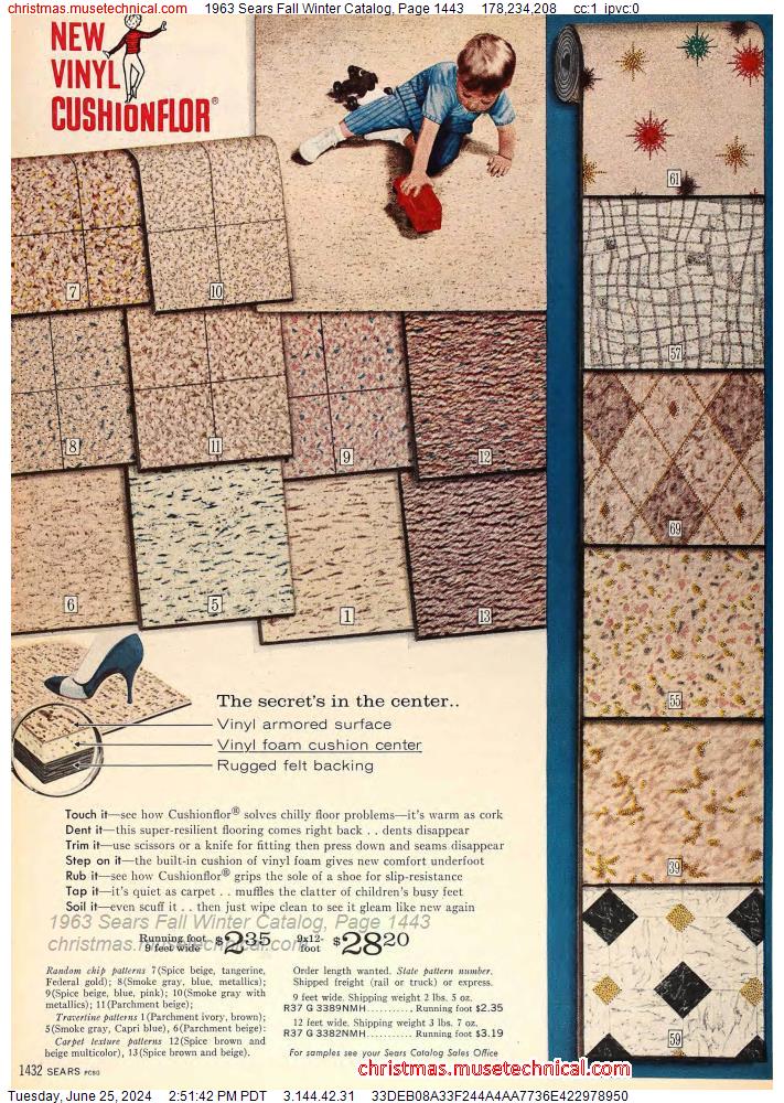 1963 Sears Fall Winter Catalog, Page 1443