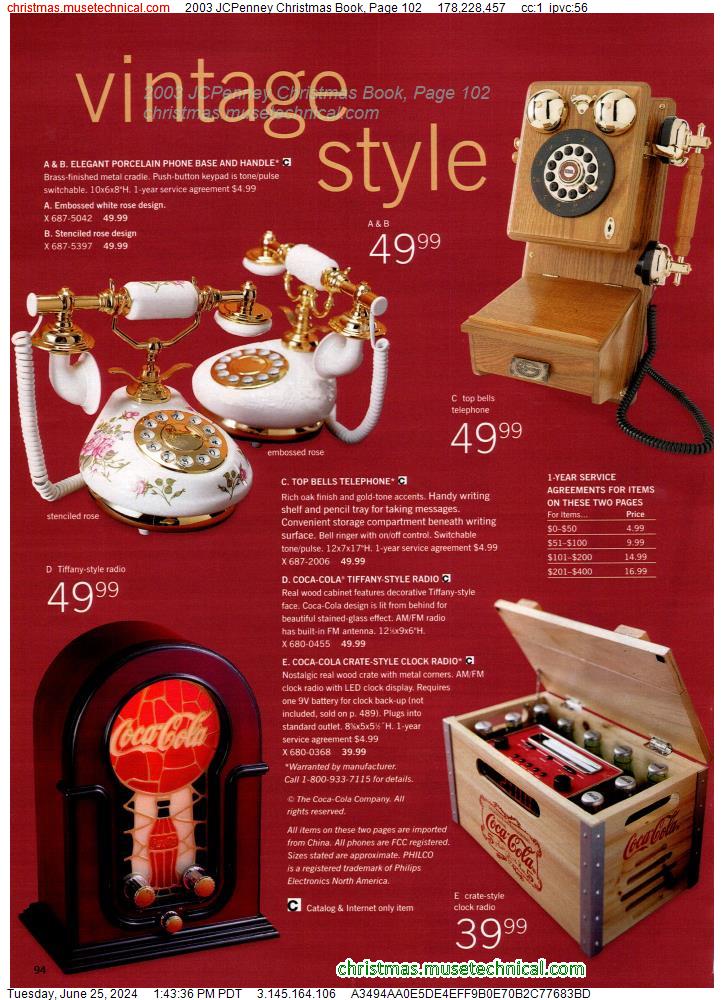 2003 JCPenney Christmas Book, Page 102