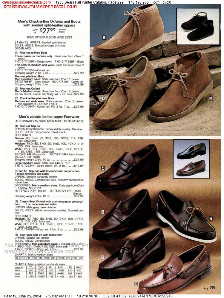 1983 Sears Fall Winter Catalog, Page 299