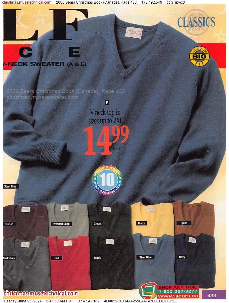 2000 Sears Christmas Book (Canada), Page 433