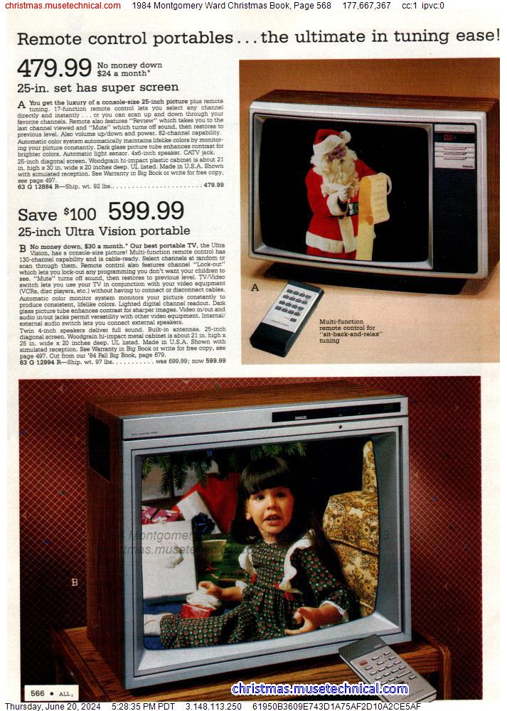 1984 Montgomery Ward Christmas Book, Page 568