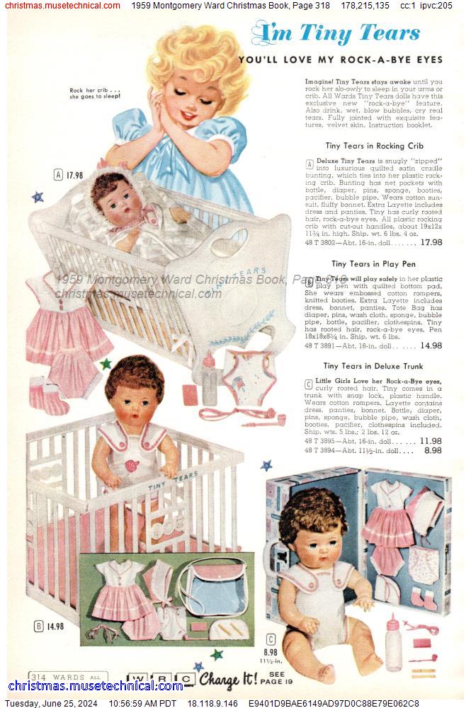 1959 Montgomery Ward Christmas Book, Page 318