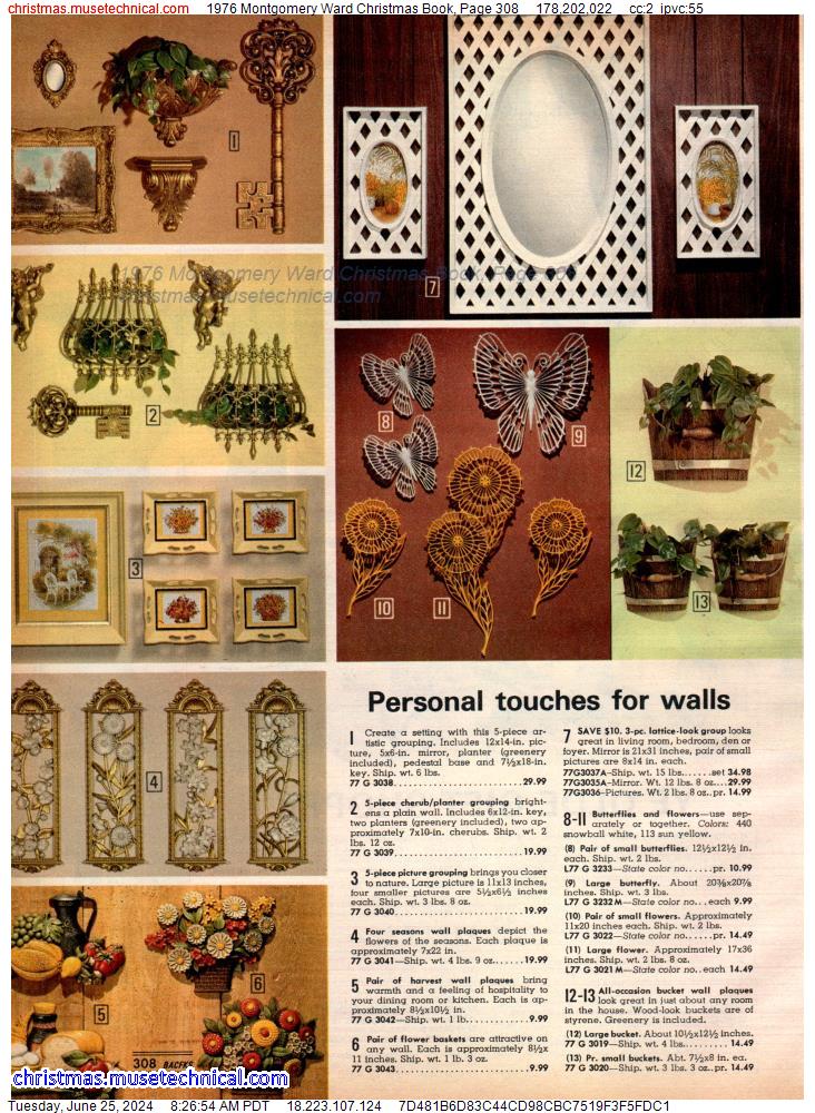 1976 Montgomery Ward Christmas Book, Page 308