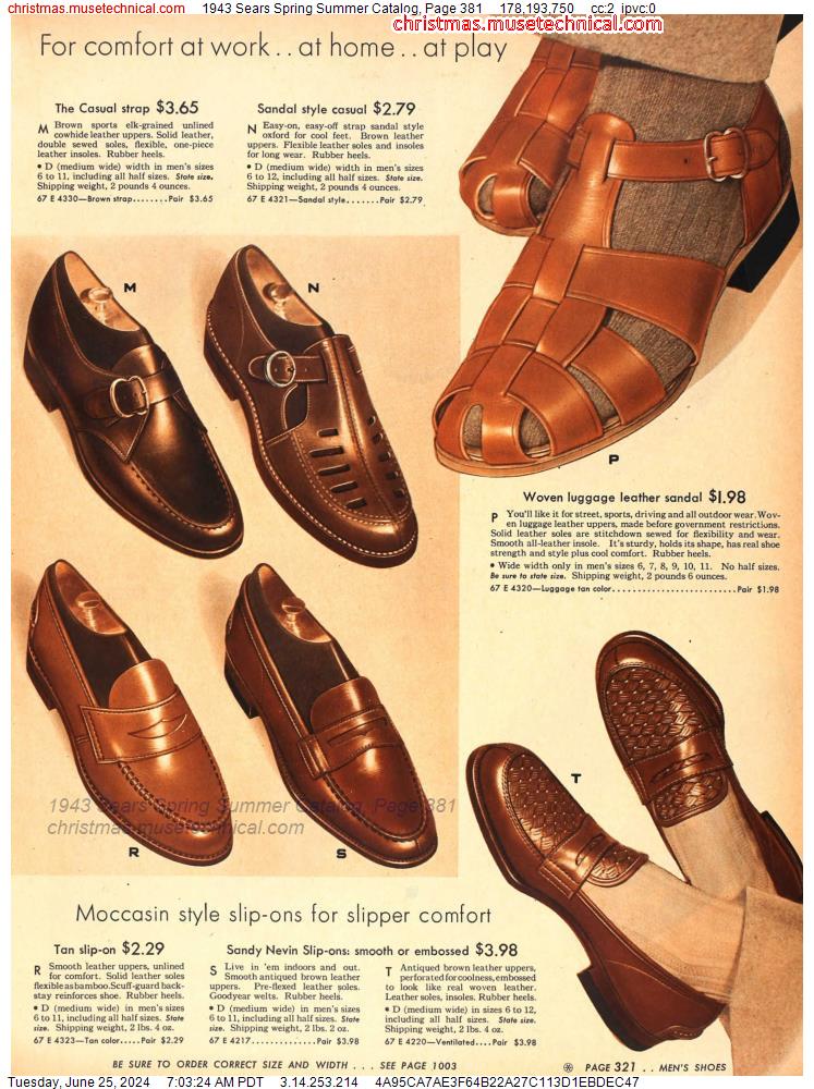 1943 Sears Spring Summer Catalog, Page 381