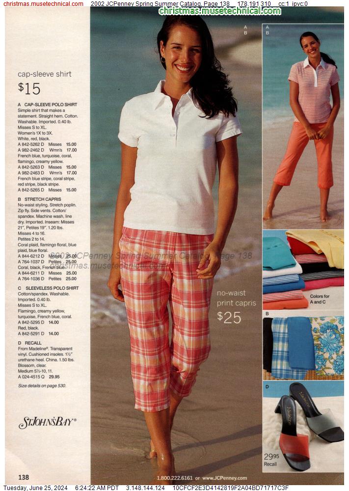 2002 JCPenney Spring Summer Catalog, Page 138