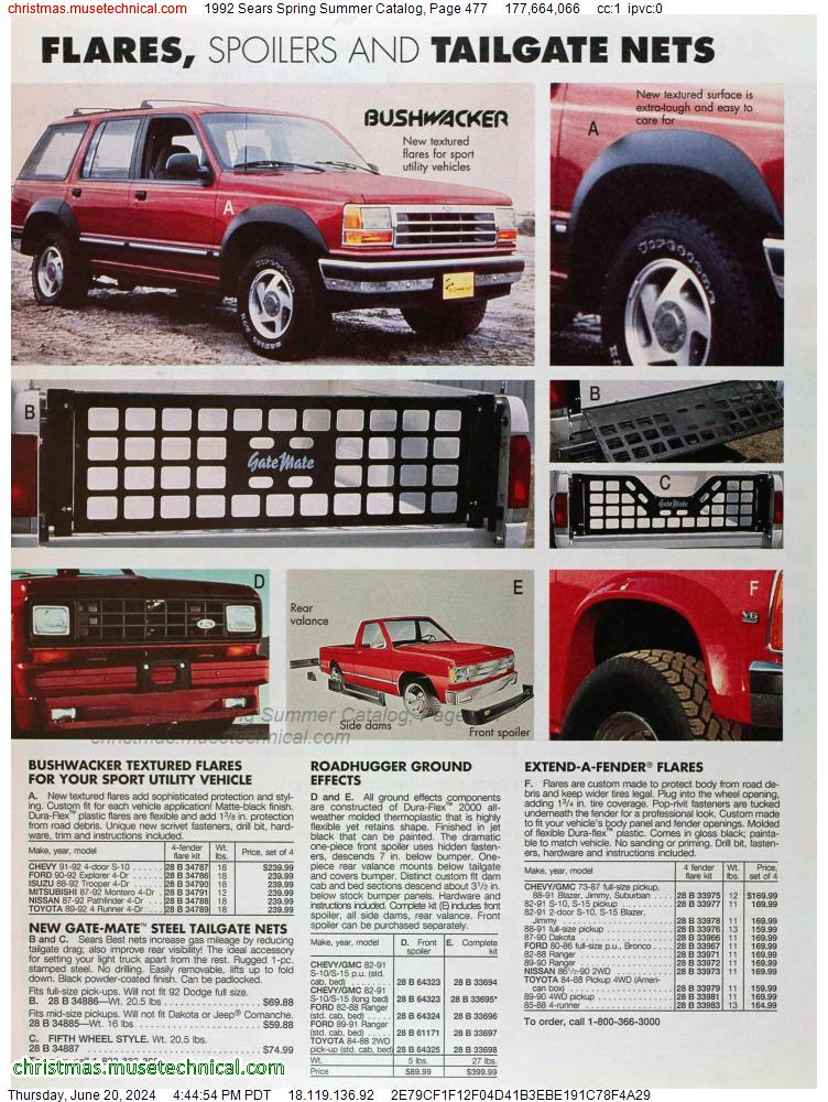 1992 Sears Spring Summer Catalog, Page 477