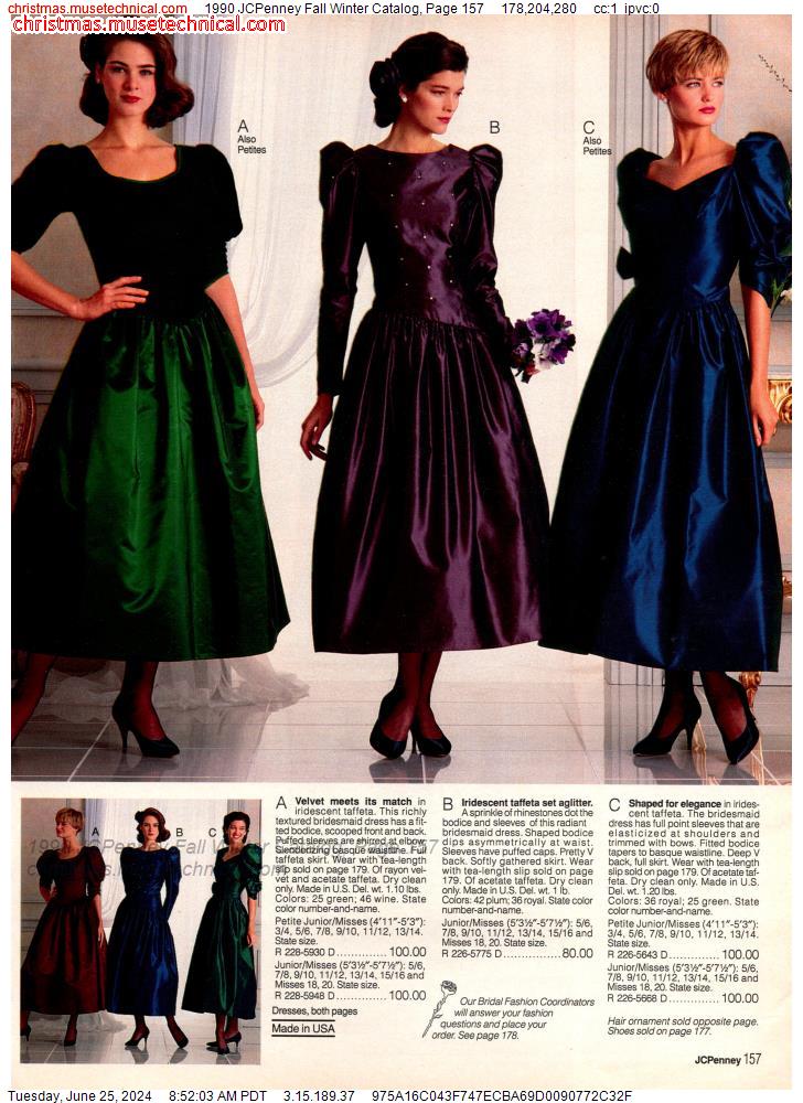 1990 JCPenney Fall Winter Catalog, Page 157