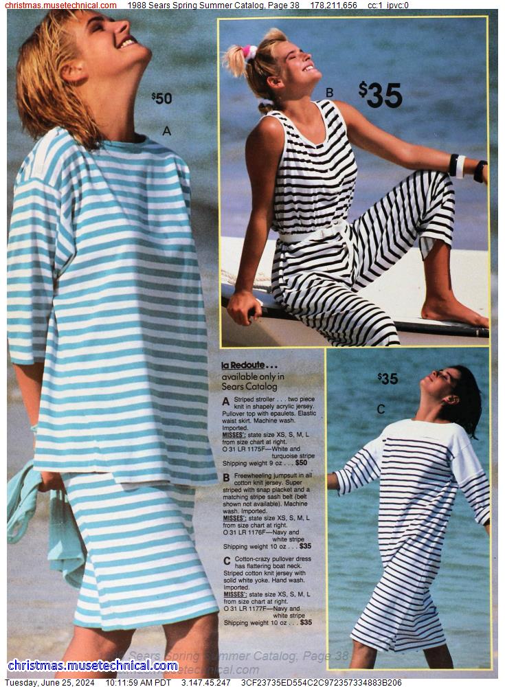 1988 Sears Spring Summer Catalog, Page 38