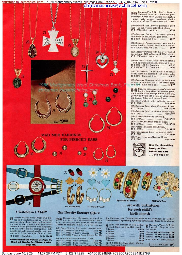 1966 Montgomery Ward Christmas Book, Page 59