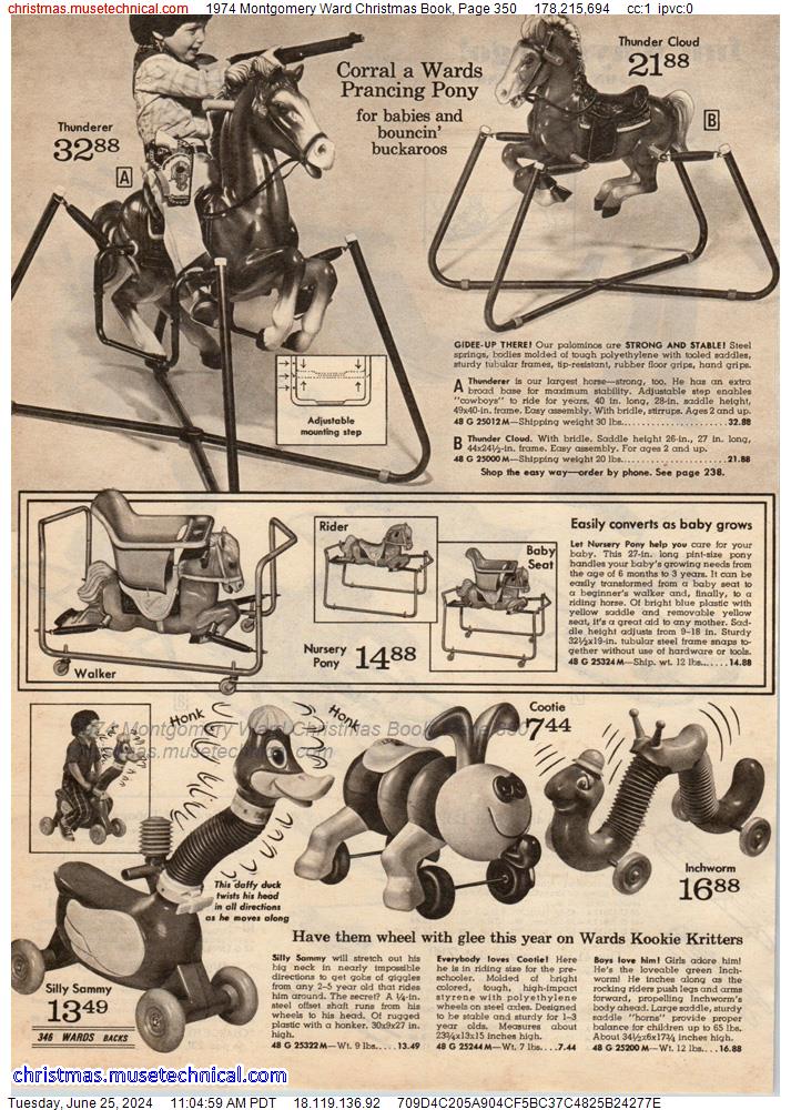 1974 Montgomery Ward Christmas Book, Page 350