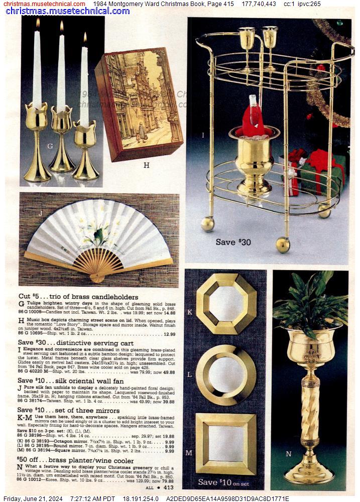 1984 Montgomery Ward Christmas Book, Page 415