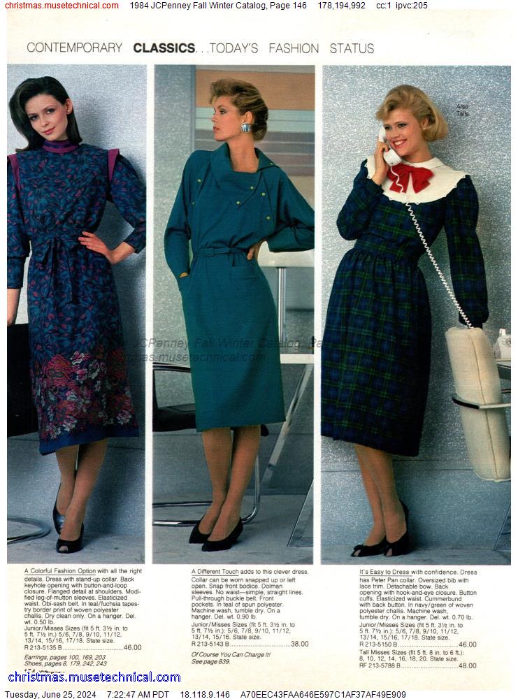 1984 JCPenney Fall Winter Catalog, Page 146