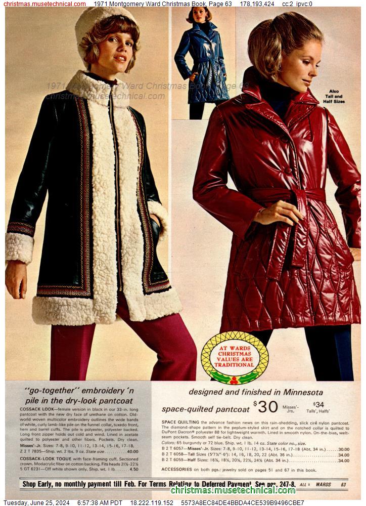 1971 Montgomery Ward Christmas Book, Page 63