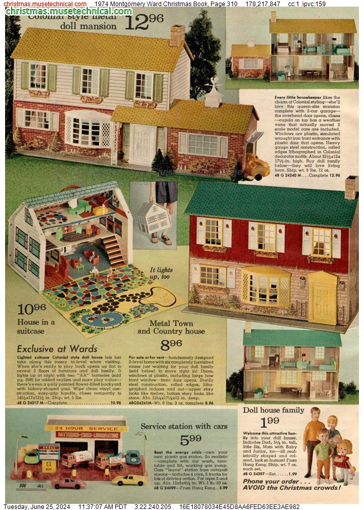 1974 Montgomery Ward Christmas Book, Page 310