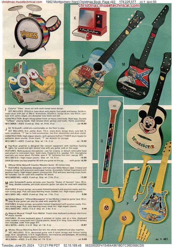 1982 Montgomery Ward Christmas Book, Page 483