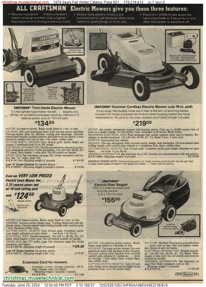 1979 Sears Fall Winter Catalog, Page 951