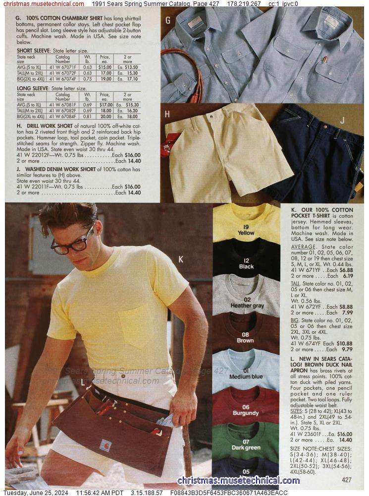 1991 Sears Spring Summer Catalog, Page 427